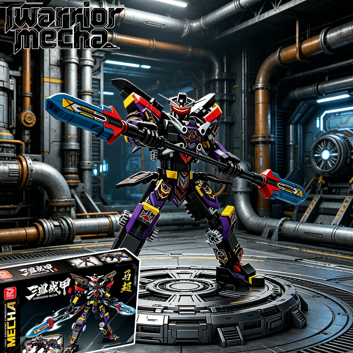 2-in-1 Transforming Mecha & Beast Building Blocks