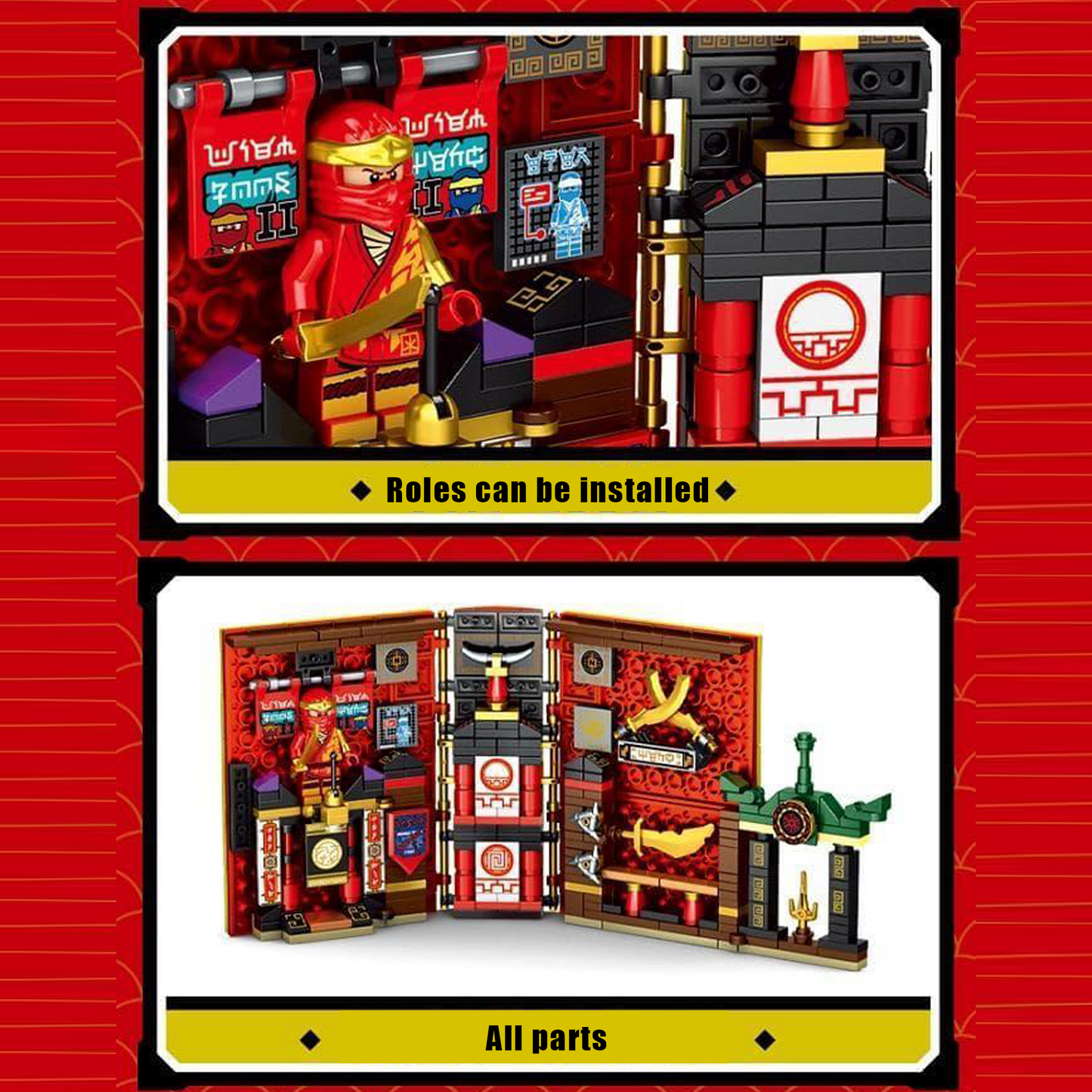 Ninja Block Book Building Set