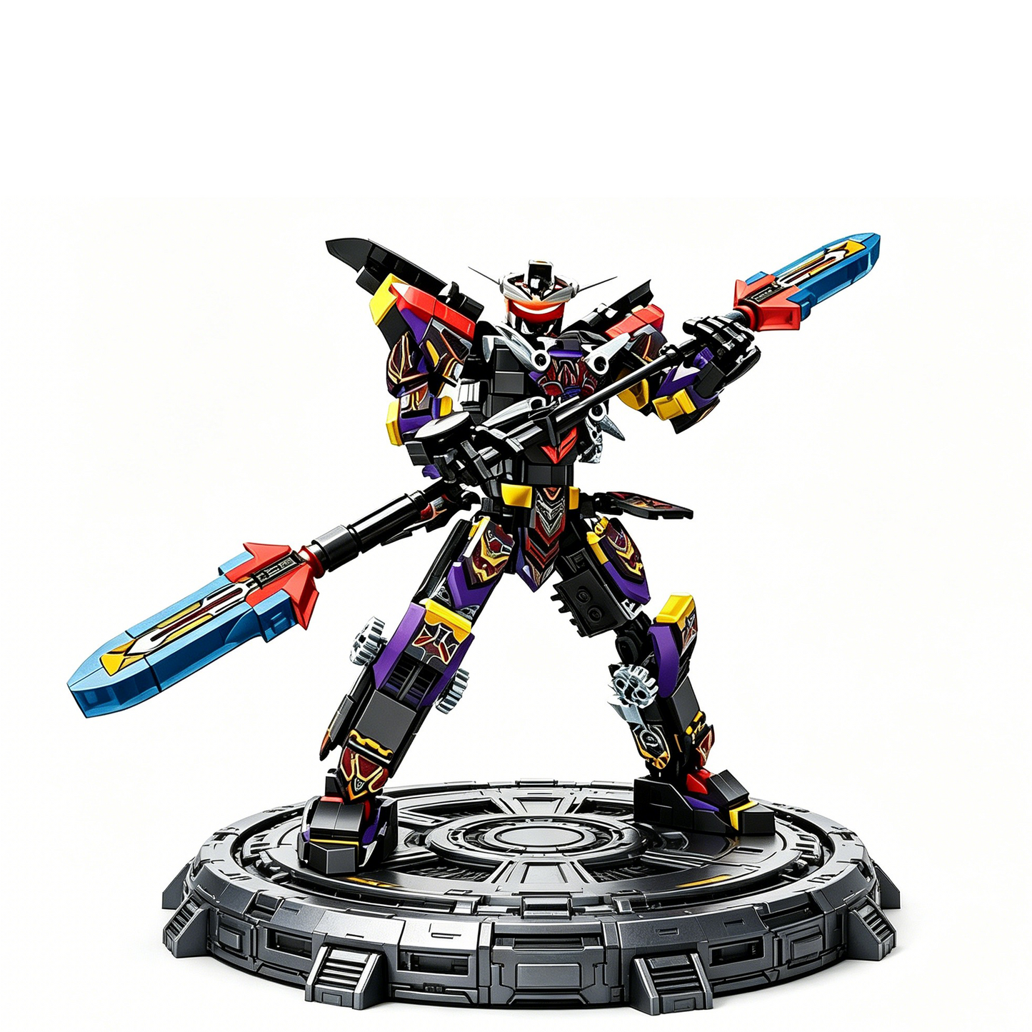 2-in-1 Transforming Mecha & Beast Building Blocks