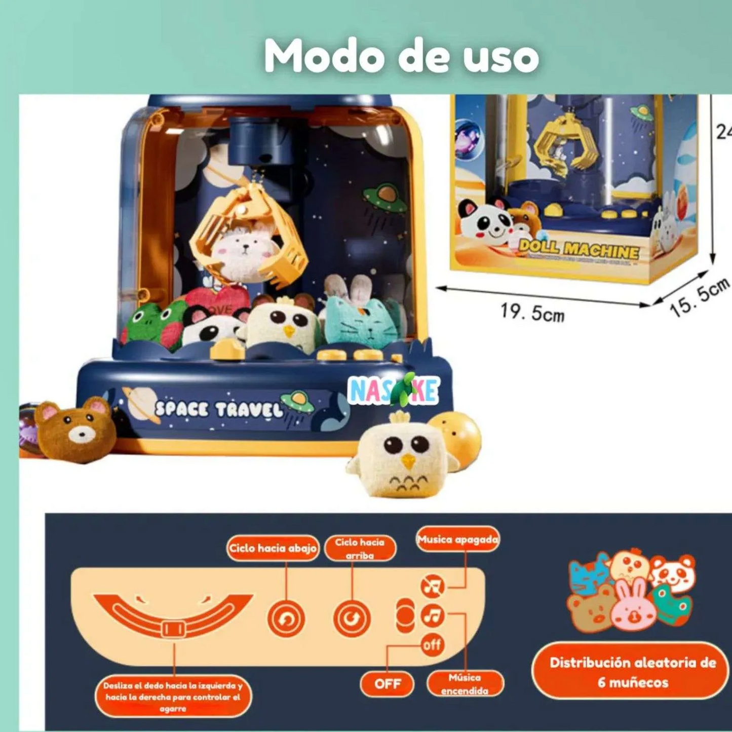 Mini Claw Machine Toy for Kids