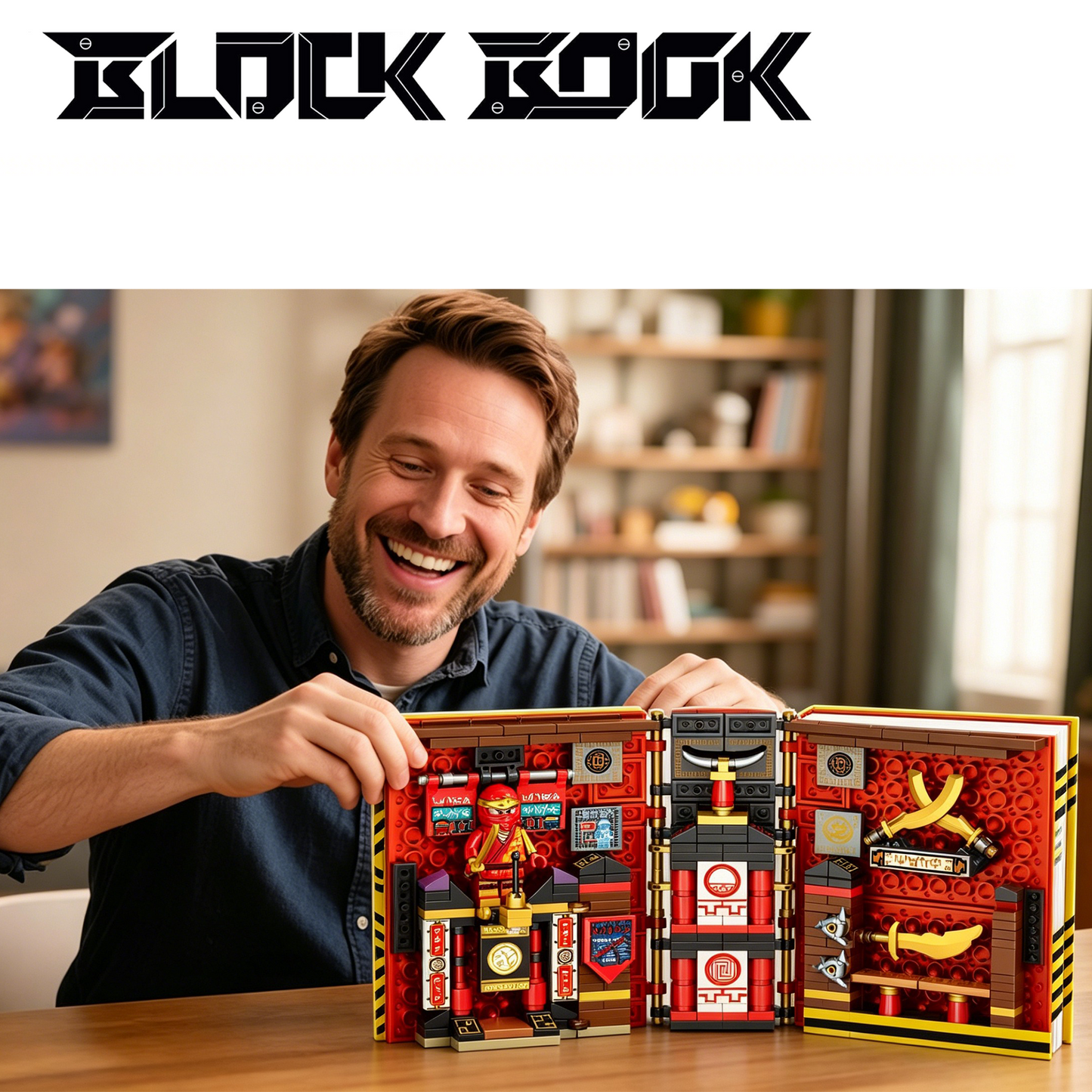 Ninja Block Book Building Set