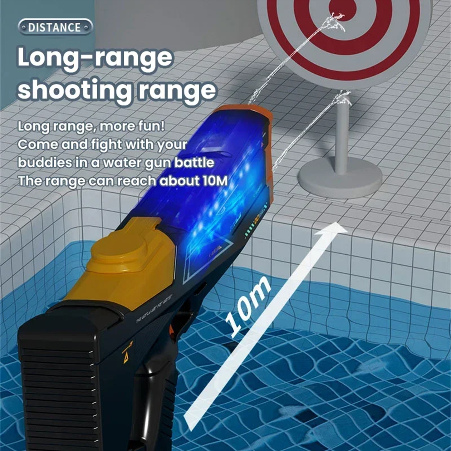 Shark LED Electric Water Gun Toy