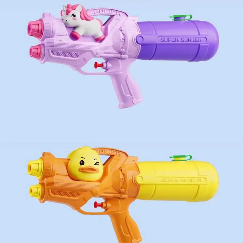 Cute Animal Dual-Nozzle Water Gun Toy for Kids