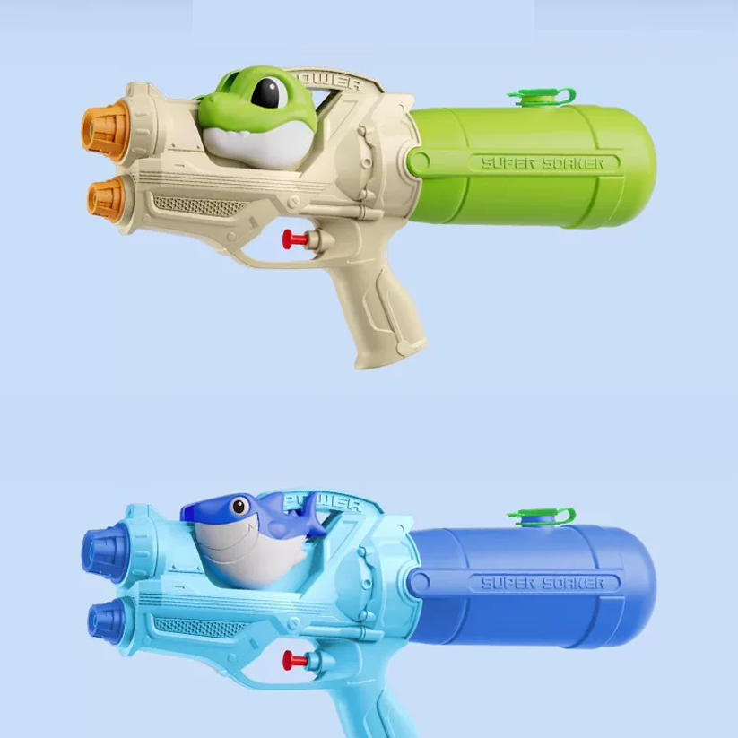 Cute Animal Dual-Nozzle Water Gun Toy for Kids